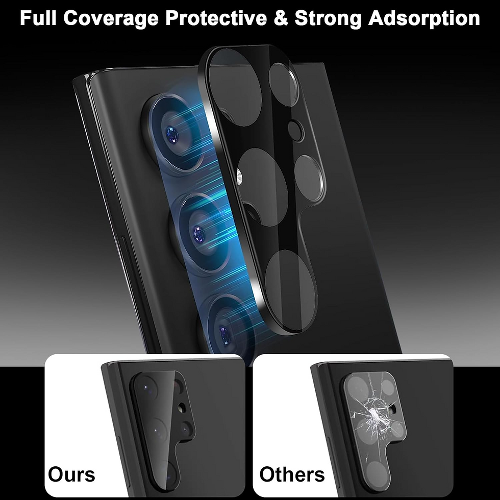 Thumbnail: Tempered Glass Screen Protector Lens Hydrogel For Samsung S23 S22 Ultra Plus USA