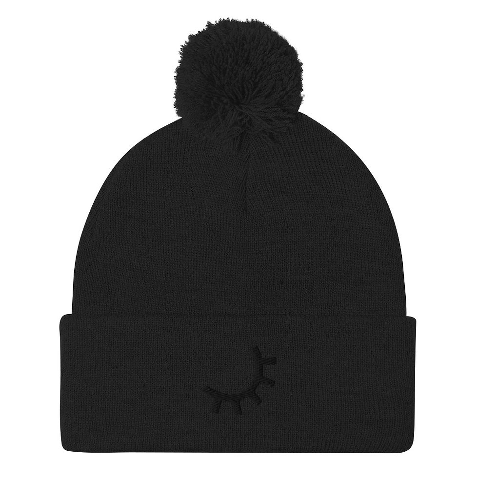 Thumbnail: Pom Pom Knit Cap
