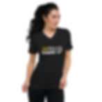 Thumbnail: Unisex Short Sleeve V-Neck T-Shirt