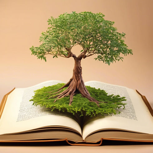 a tree growing out of a book.jpg