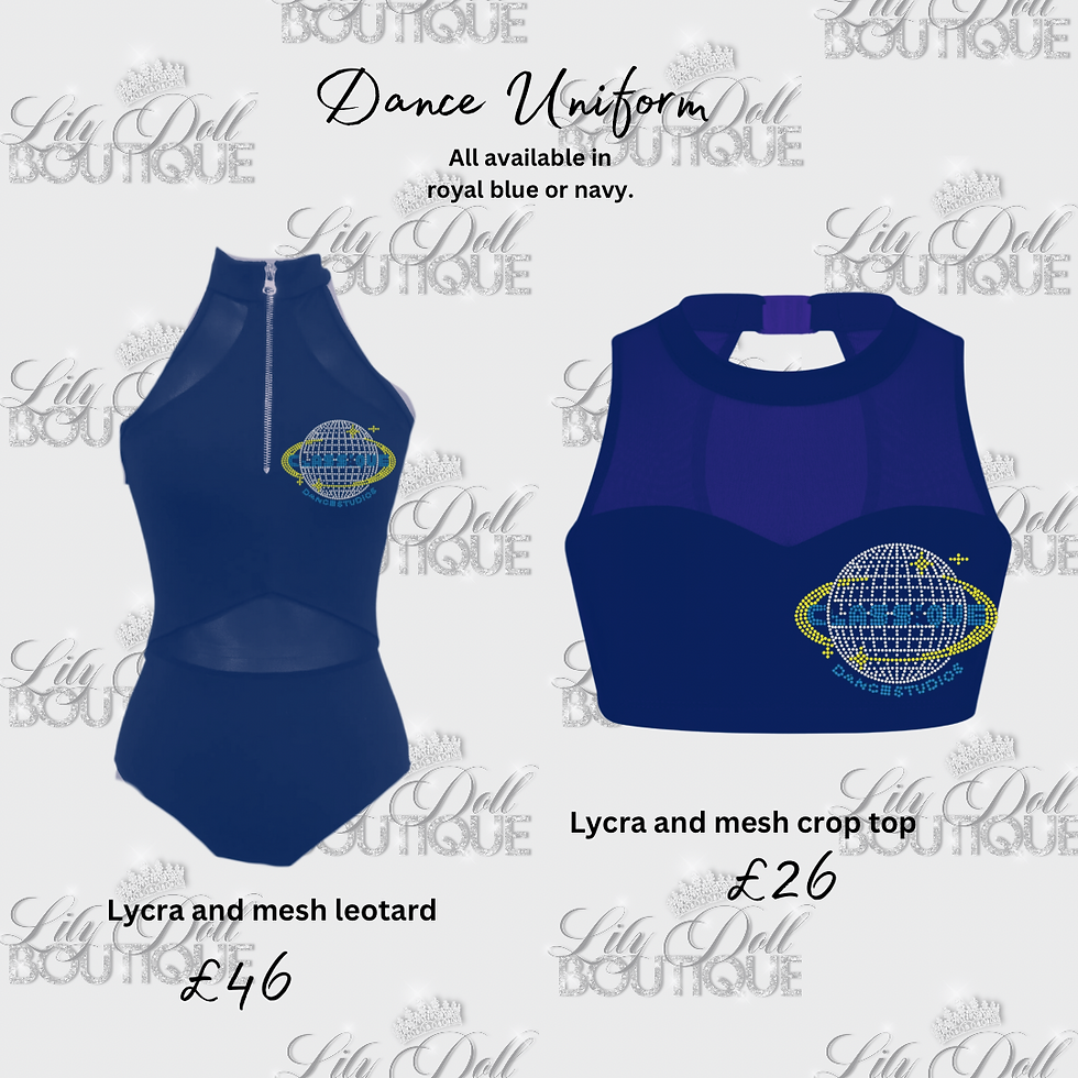 Thumbnail: Classique Dance School Unifom RHINESTONES