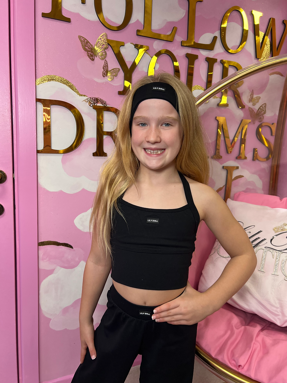 Thumbnail: Luxe Black HEADBAND only