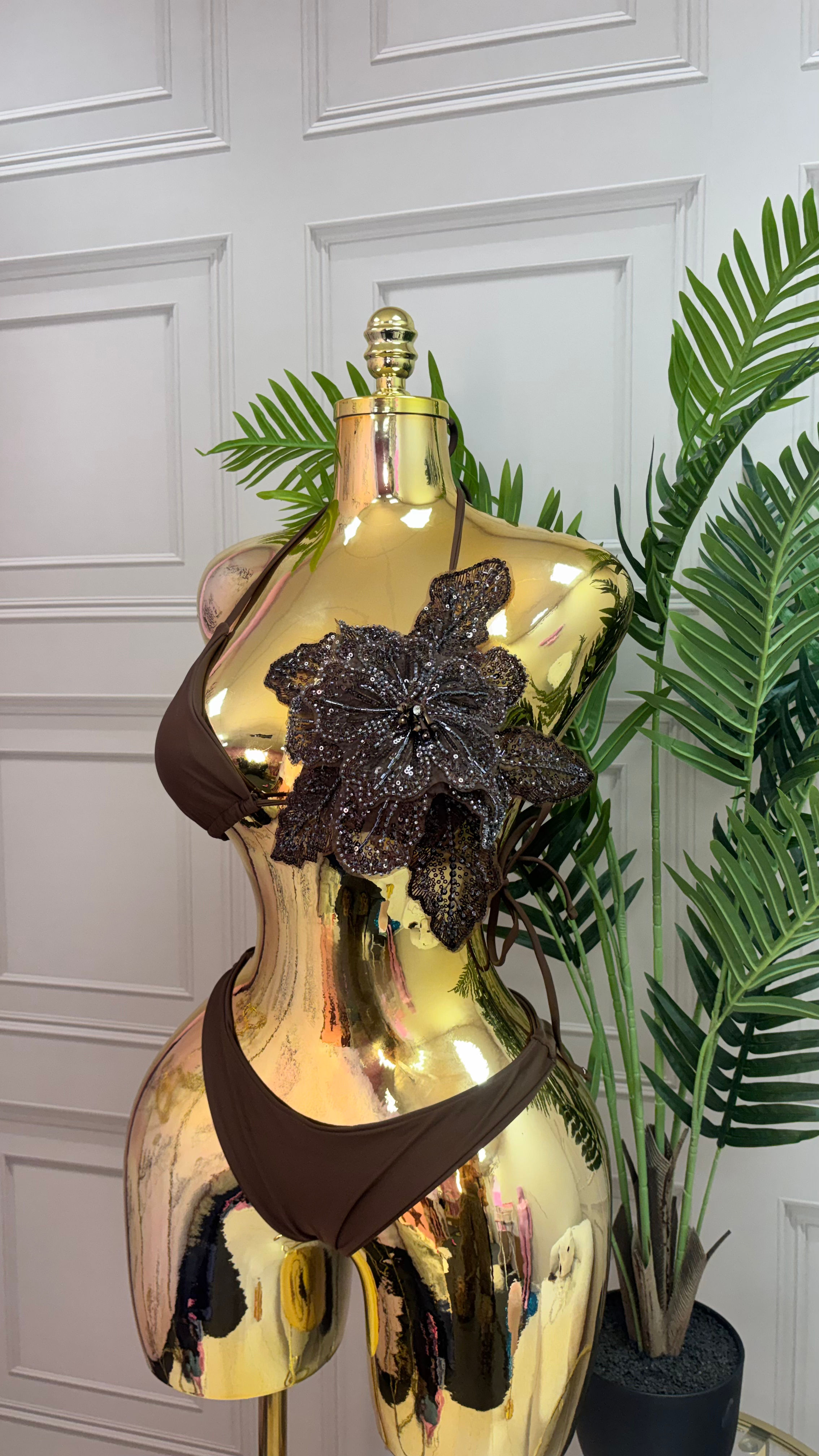 Auriella Mist Bikini Brown