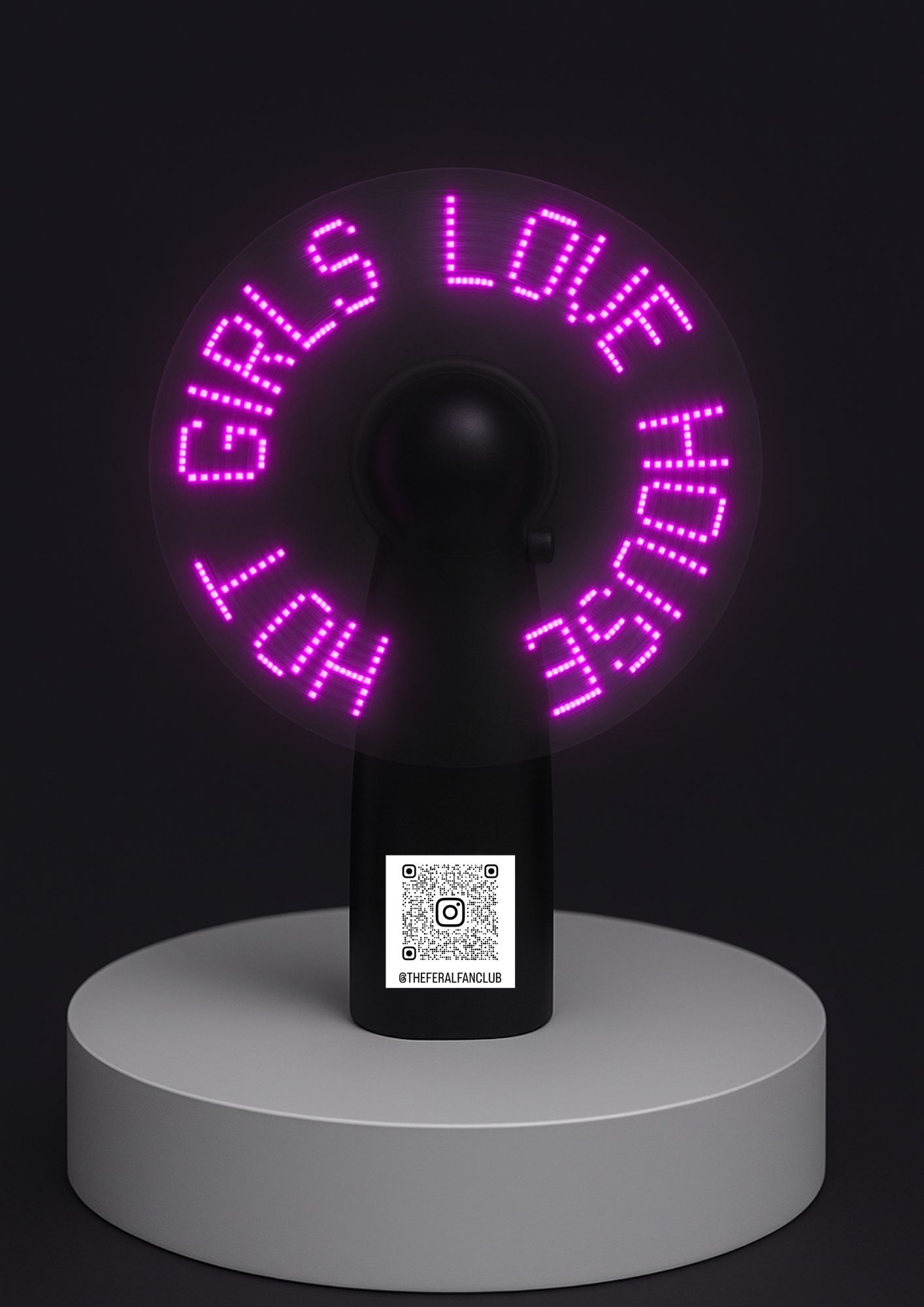 Hot Girls Love House L.E.D Fan
