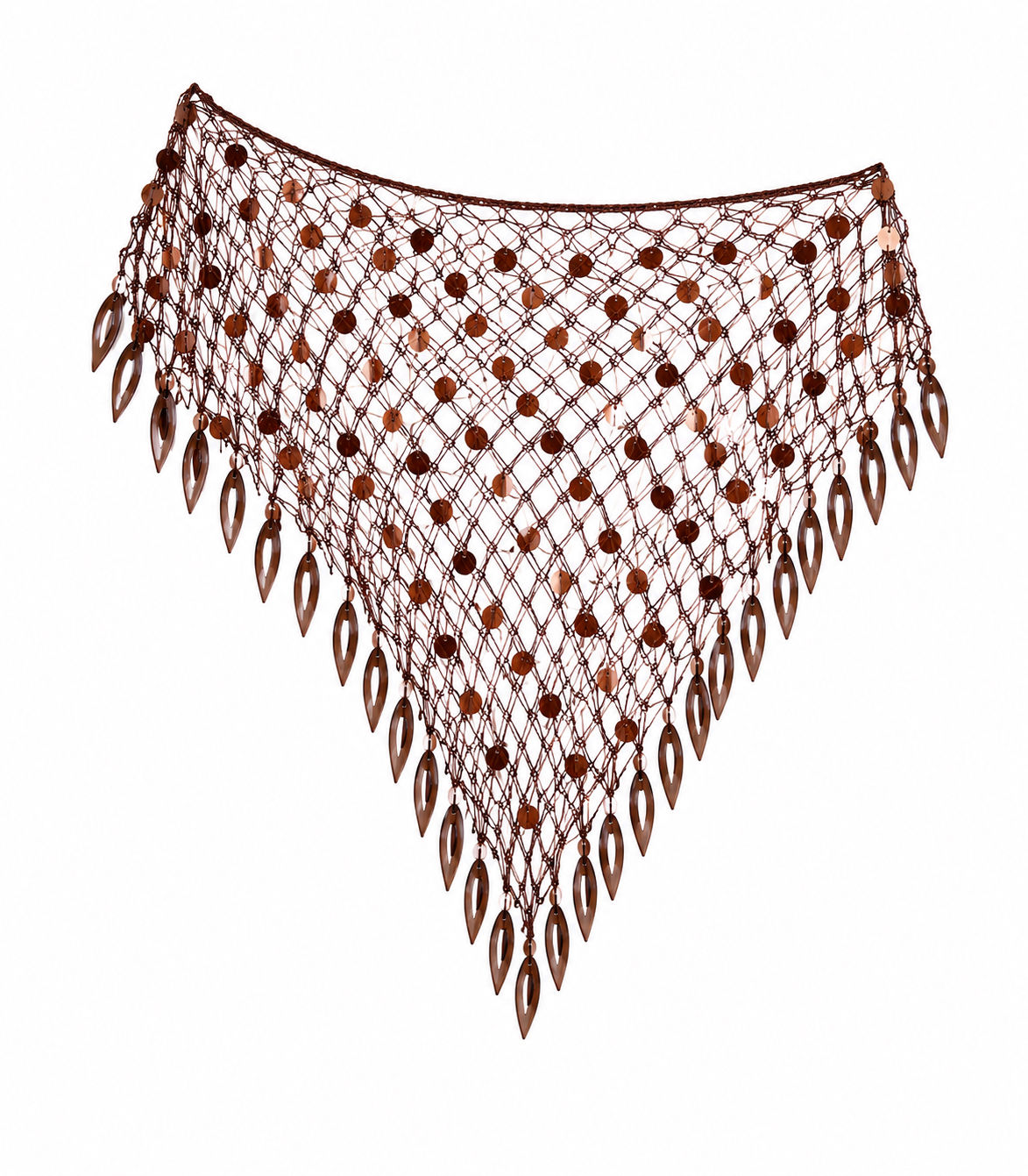 The Brown Goddess Poncho Shawl