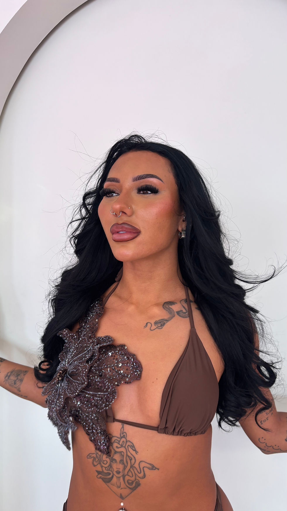 Thumbnail: Auriella Mist Bikini Brown