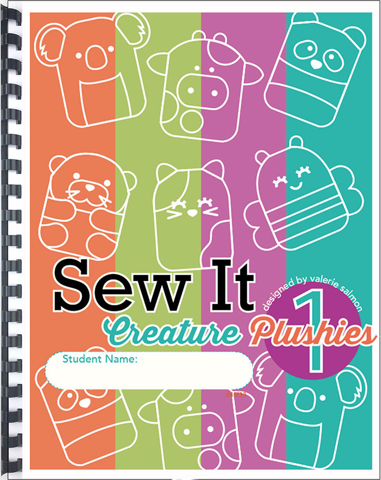 Sew It! Creature Plushies Workbook