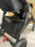 Before and after pram paint removal and deep cleaning for a Craigieburn family, showing professional stain removal, sanitisation and restoration by Baby Village Spa.