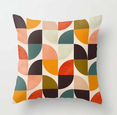 Miniatura: Funda de cojín con patrón abstracto