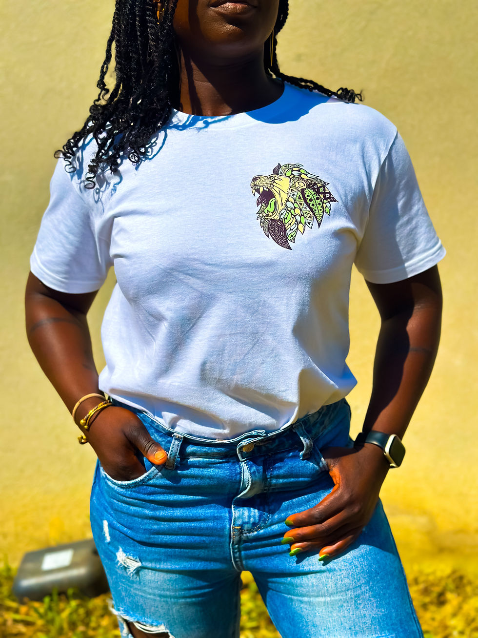 Miniature : T-Shirt imprimé tête de lion