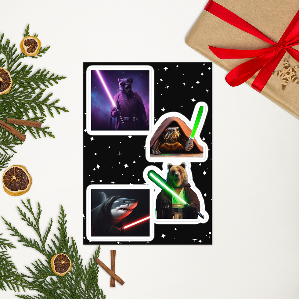 Thumbnail: Jedi Animals 2 - Sticker Sheet