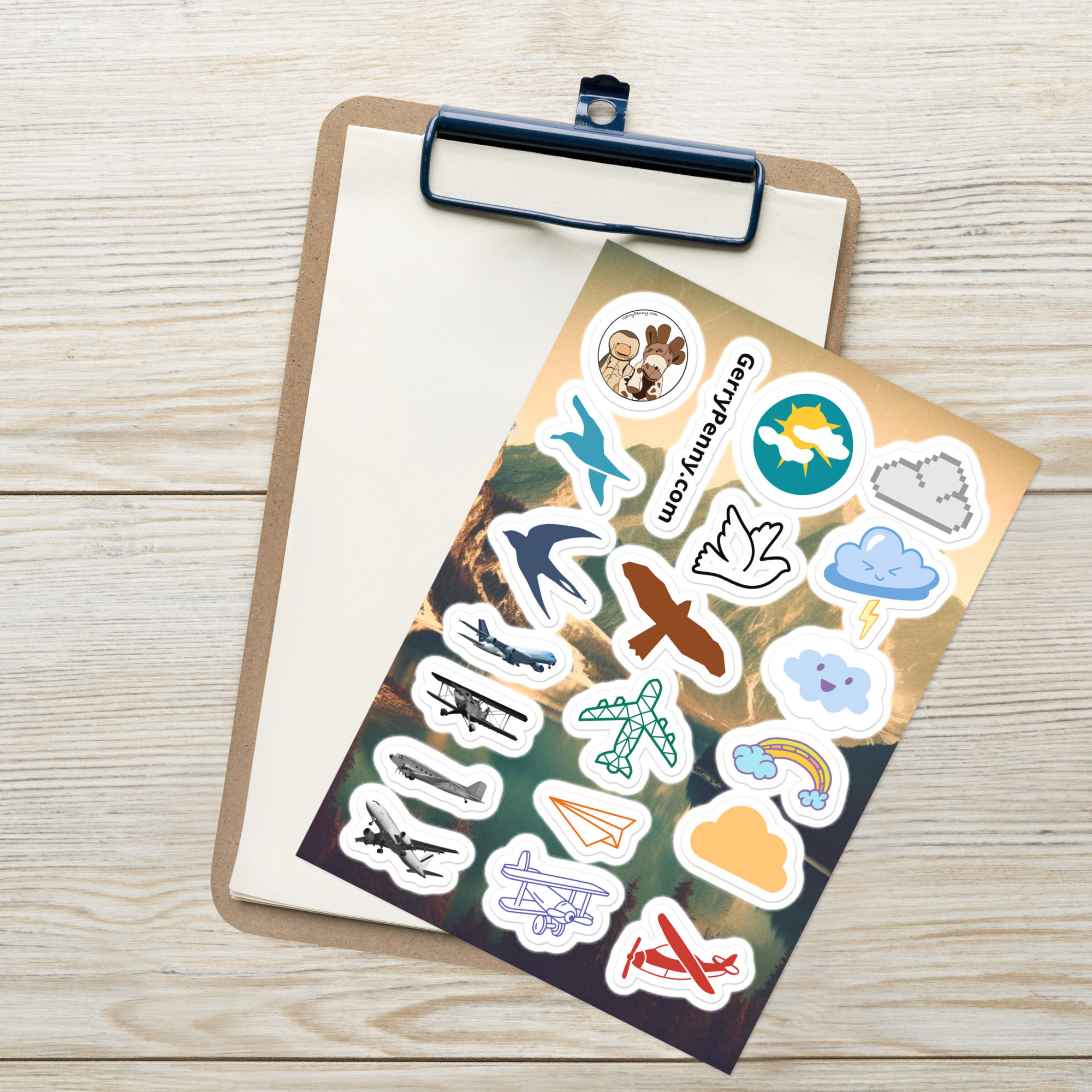 GerryPenny - Airplane Sticker Sheet