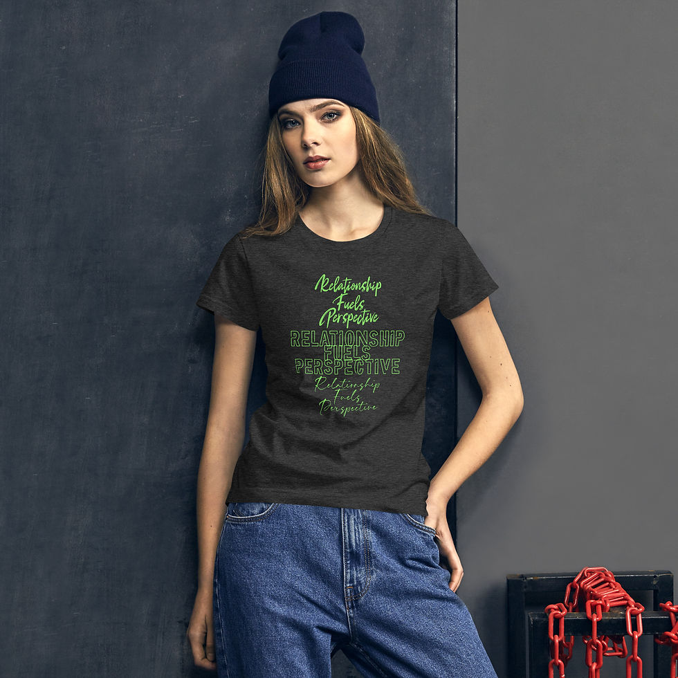 Thumbnail: Relationship Fuels Perspective Women's Short Sleeve T-shirt