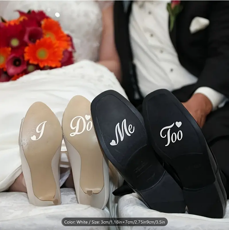 I Do _Me Too Stickers for Photo Shoot