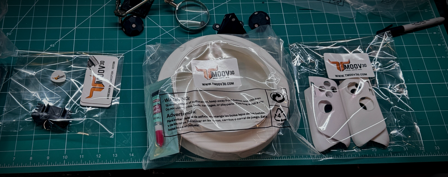 Pièces de rechange blanches pour manette de jeu en sachets