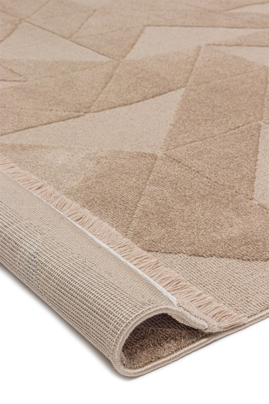 Küçük resim: Sidney SD05 Beige Pelüş Dokulu Salon Makine Halısı
