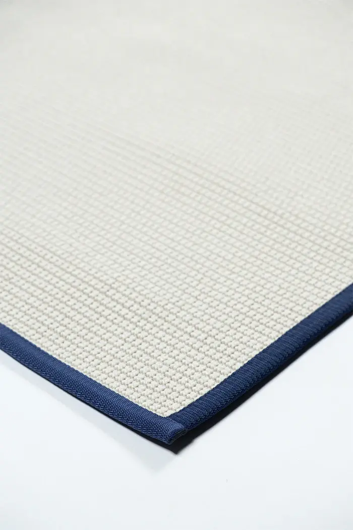 Küçük resim: Suit 01 Cream Biye Navy Doğal Sisal Halı