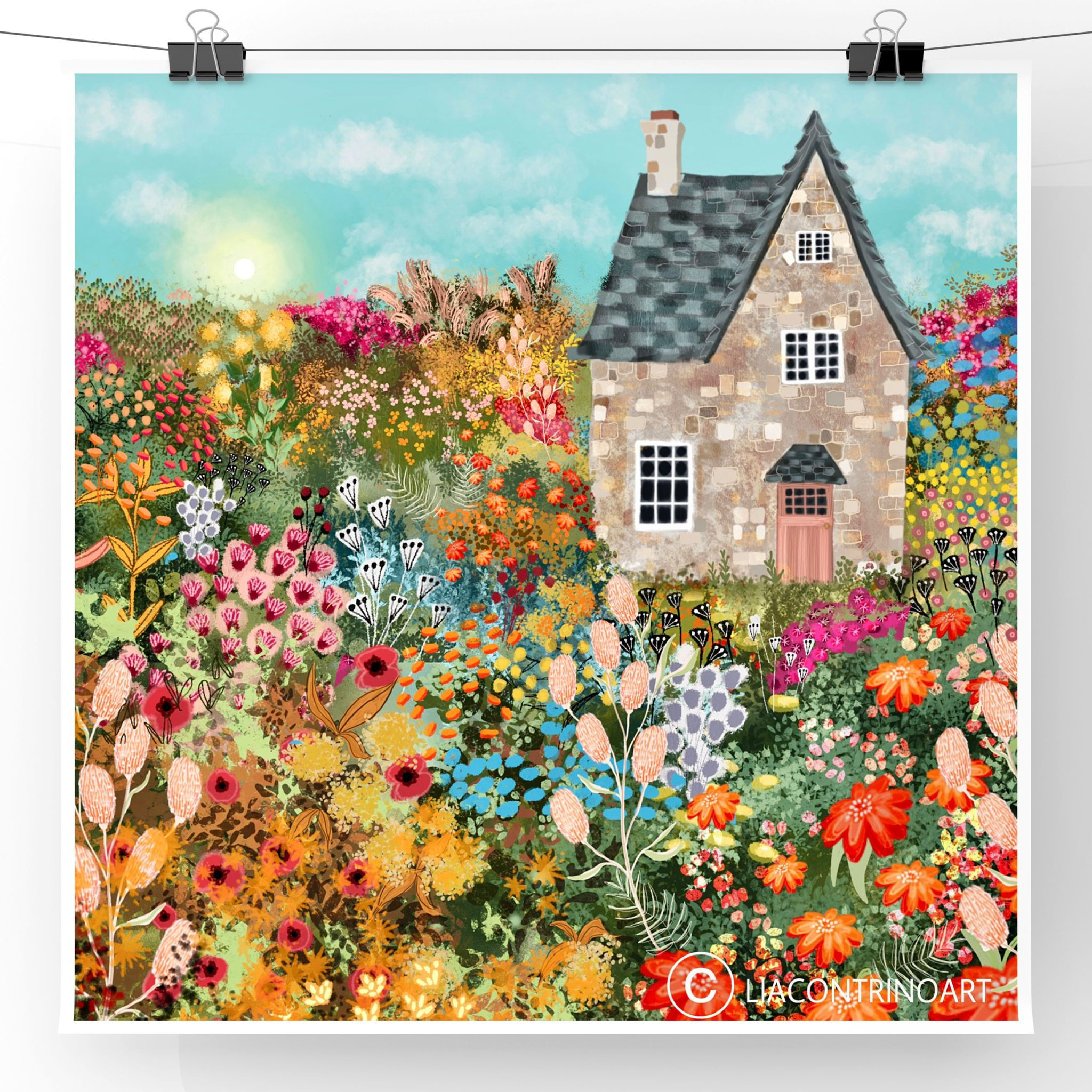 Garden In Bloom Print