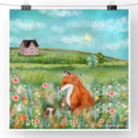 Where The Wildflowers Grow Print