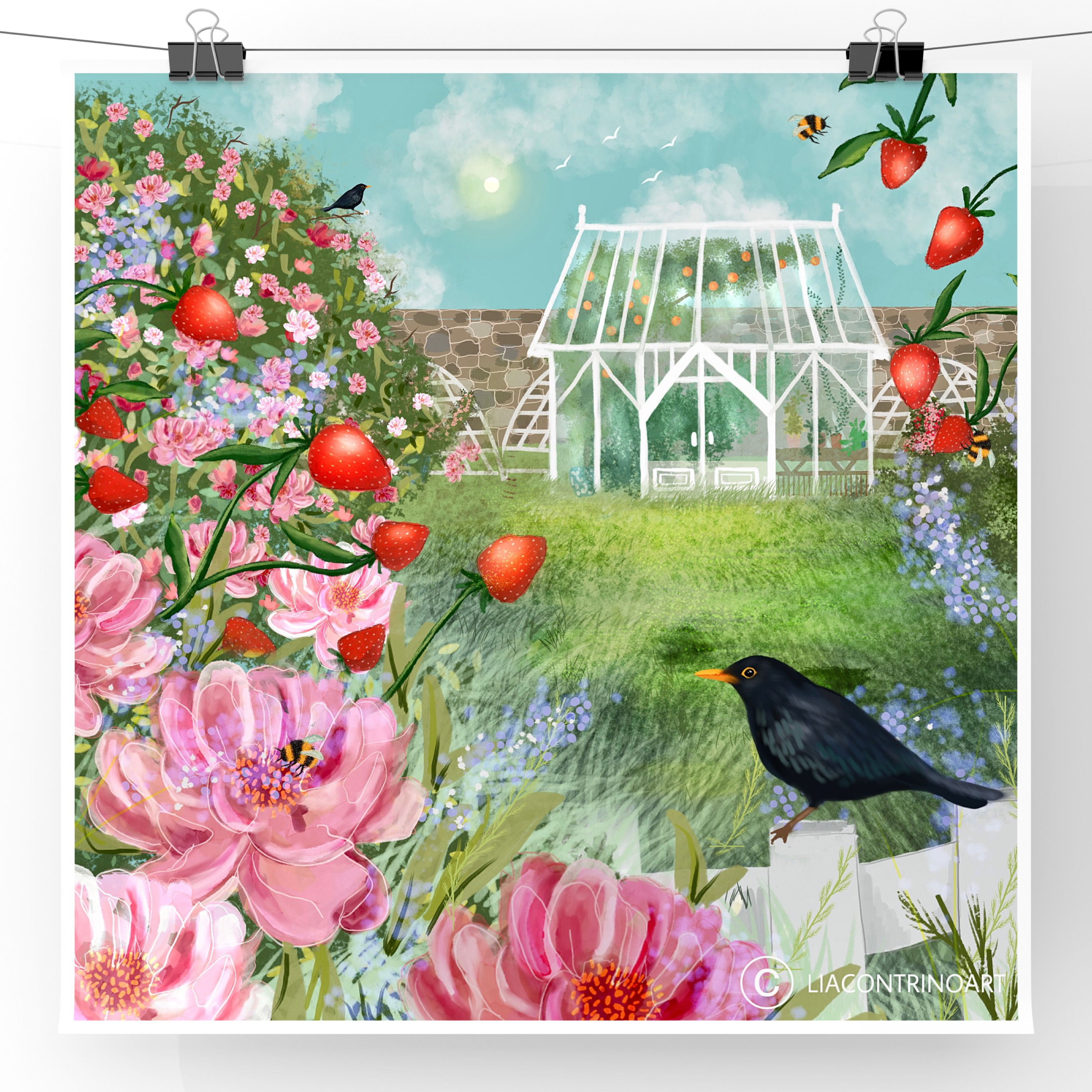 Beautiful Greenhouse Print