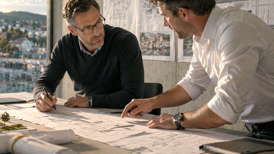 Vertrauen durch Transparenz im Bauprojekt – Bauherr und Architekt