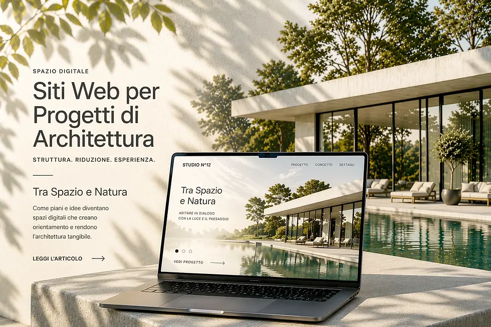Siti web di architettura – spazi digitali con struttura e visione