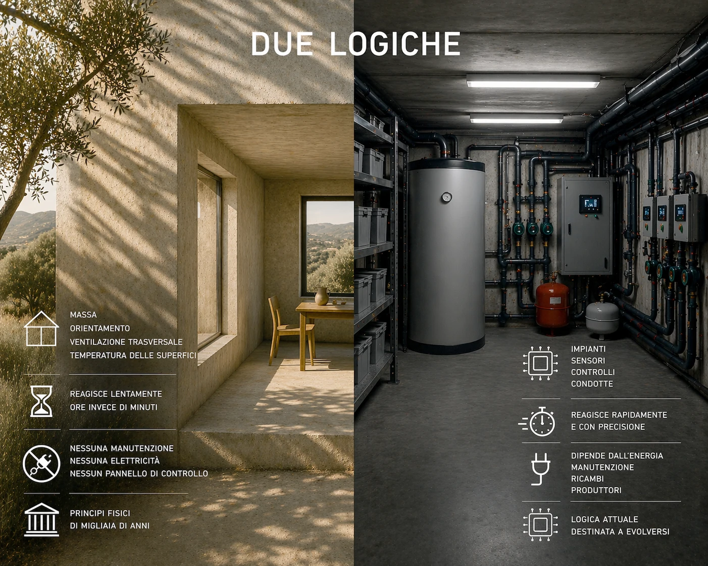 Zwei Logiken im Bauen – Physik versus Technik