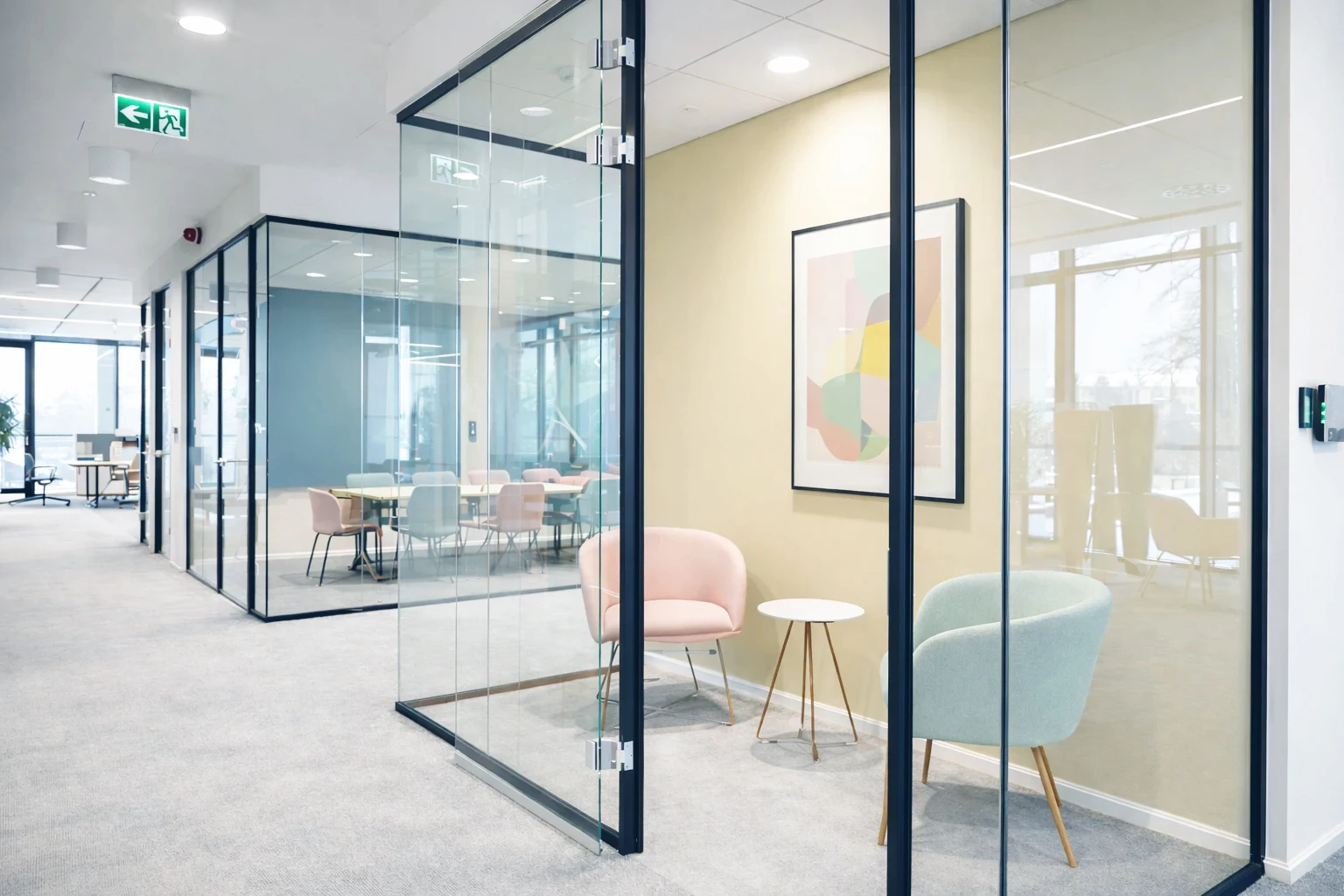 Das Architektur Rendering vermittelt ein klares Designkonzept.