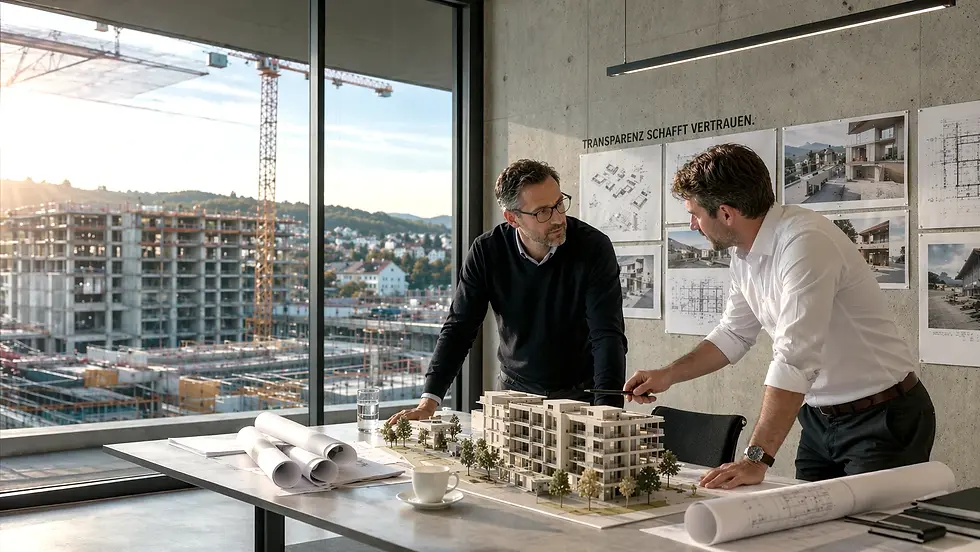 Warum echtes Vertrauen im Bauprojekt nicht aus Alternativlosigkeit entsteht. Ein Plädoyer für Transparenz, nachvollziehbare Entscheidungen und sichtbare Verantwortung.