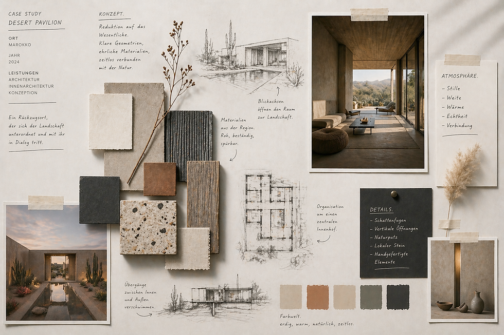 Architectural moodboards