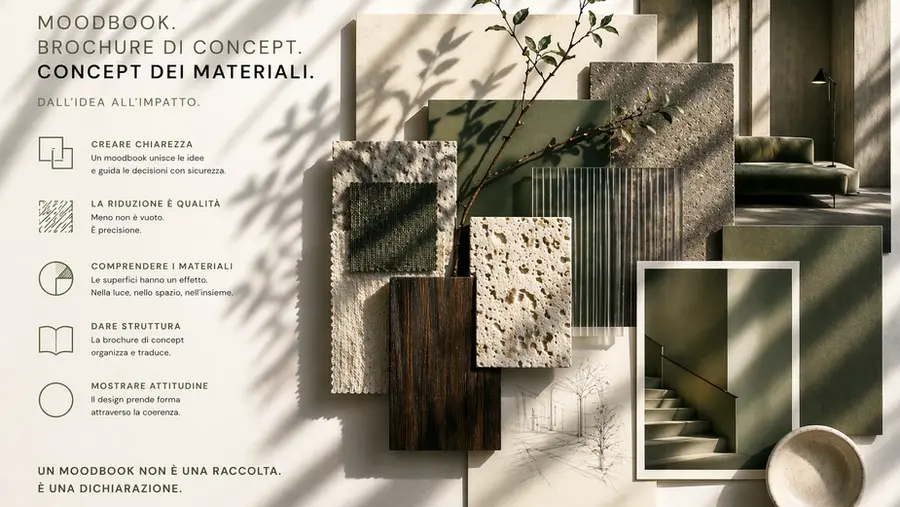 The moodbook as a strategic instrument – Materialkonzept und Struktur in der Architektur