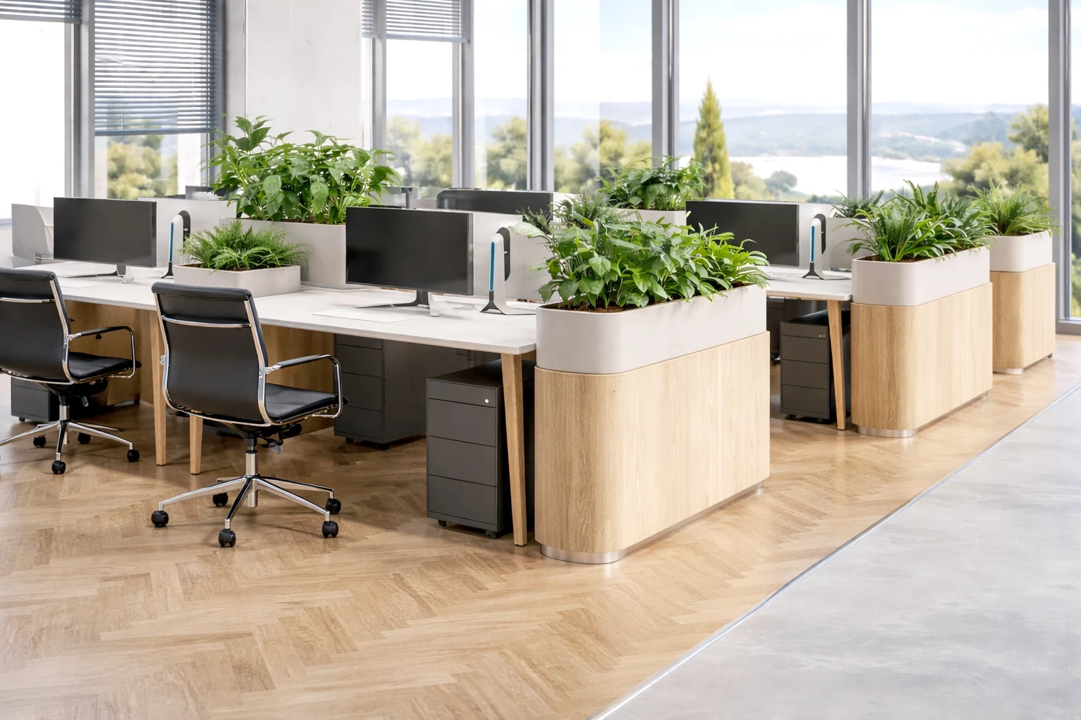 Gewerbearchitektur kombiniert Bürogebäude, Unternehmensarchitektur, Nutzungskonzepte, Raumstruktur, Flächennutzung, effiziente Grundrisse, Gebäudetechnik, nachhaltige Bauweise, Energieeffizienz, Fassadenkonzept, Materialität, Licht und Raum sowie moderne Arbeitswelten.