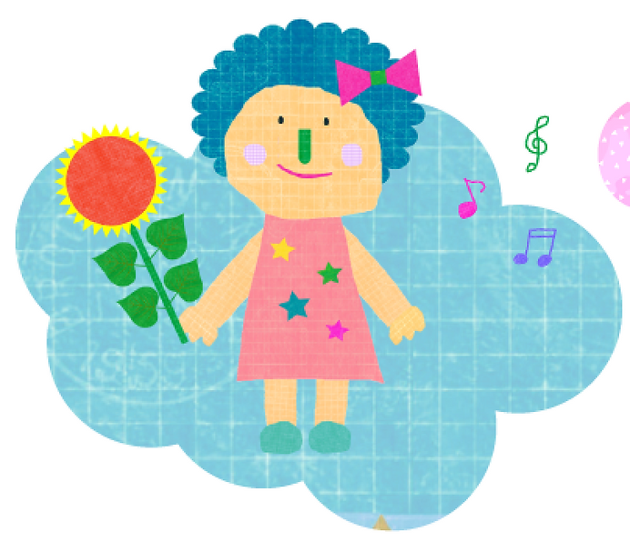 花と子供.webp