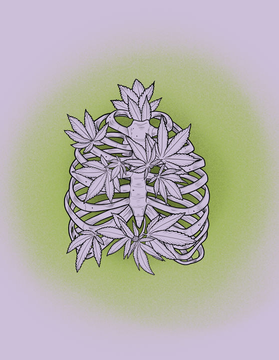 Weed tattoo cannabis marijuana 