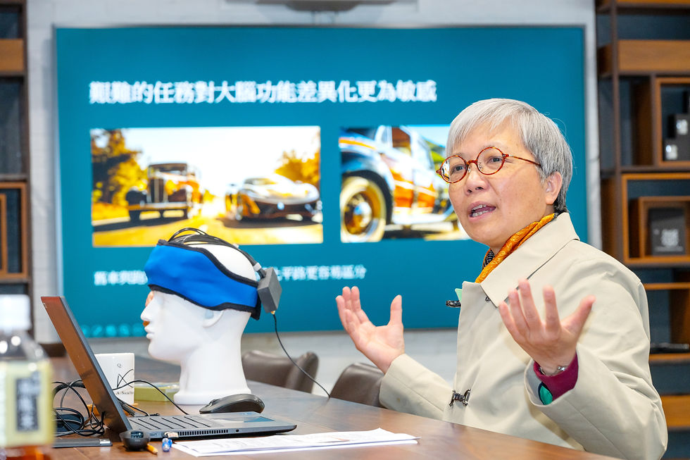 陳教授指，透過fNIRS篩出認知障礙症高風險人士，成功在臨床前期識別潛在問題，突破過往需要等到病情進一步發展才能確診的限制。