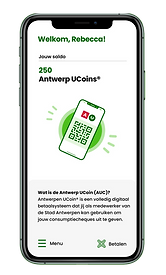 Welcome App screen