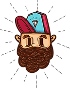 Hipster with Diamond Cap