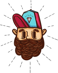 Hipster with Diamond Cap