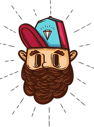 Hipster con Diamante Cap