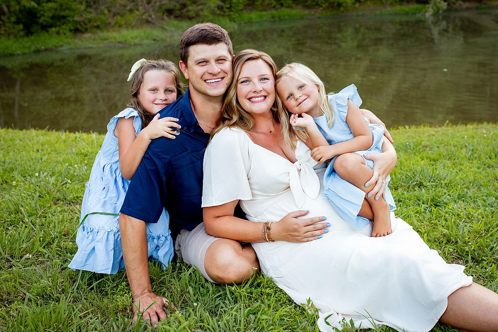A Summer Maternity and Family Session in Raleigh NC