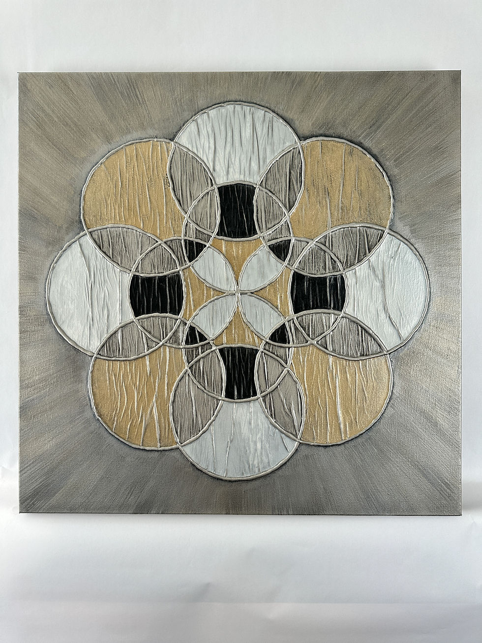 Thumbnail: Silver Medallion - Mandala Artwork