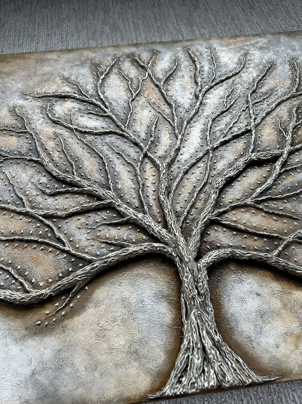 Thumbnail: Grandeur - Textured Tree Painting