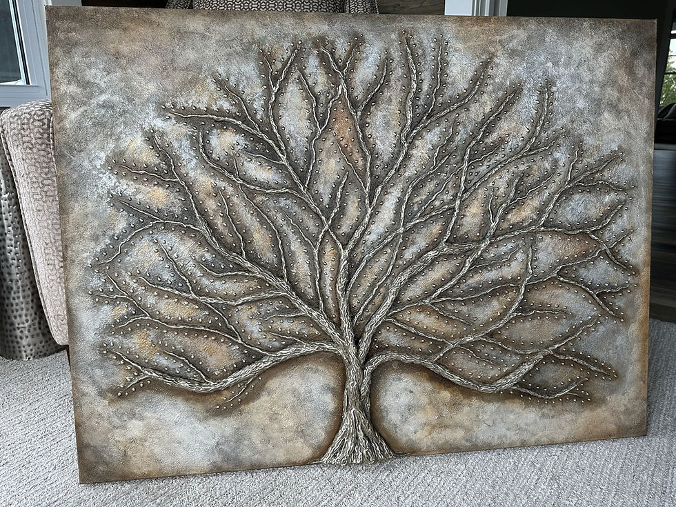 Thumbnail: Grandeur - Textured Tree Painting