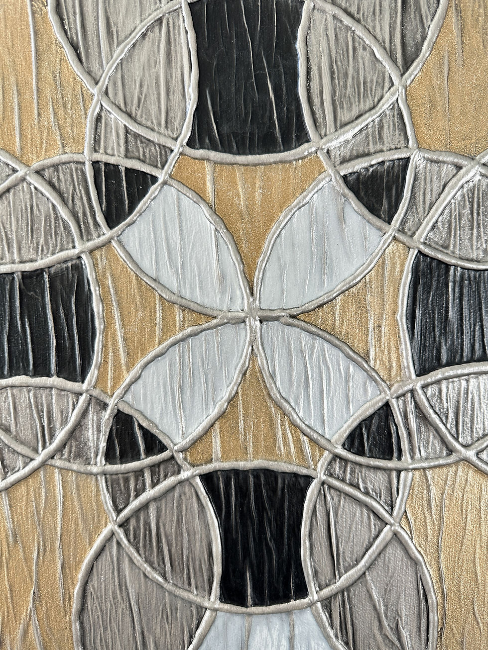 Thumbnail: Silver Medallion - Mandala Artwork