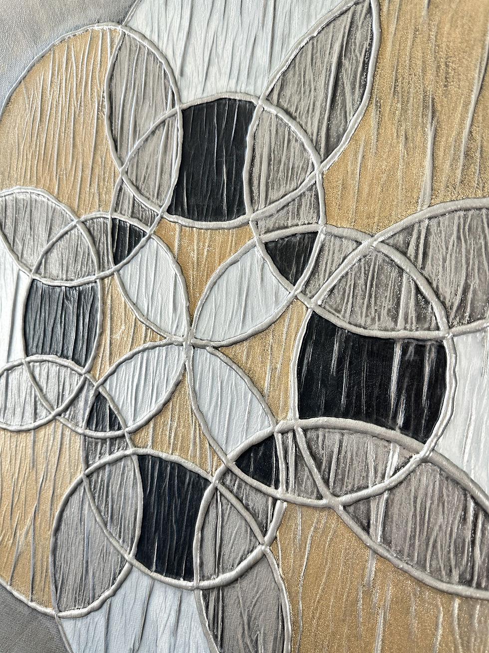 Thumbnail: Silver Medallion - Mandala Artwork