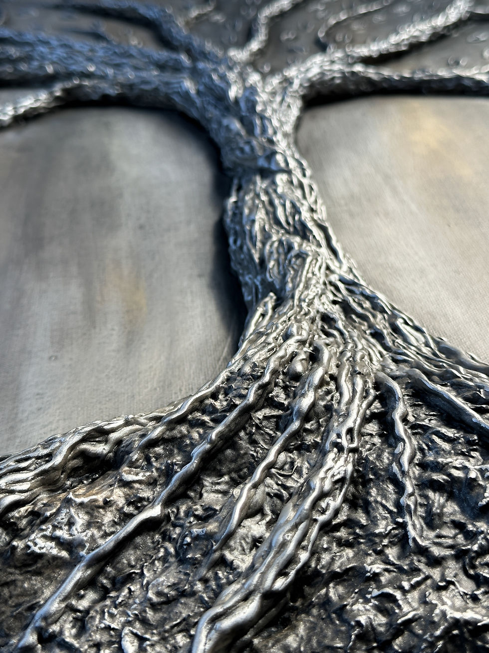 Thumbnail: Rooted - Textured Tree Painting
