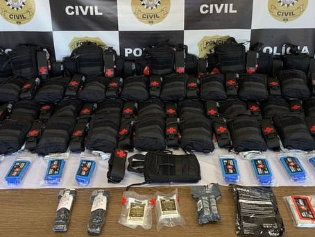 21ª DPR adquire 50 kits de Atendimento Pré Hospitalar Tático para policiais civis da região