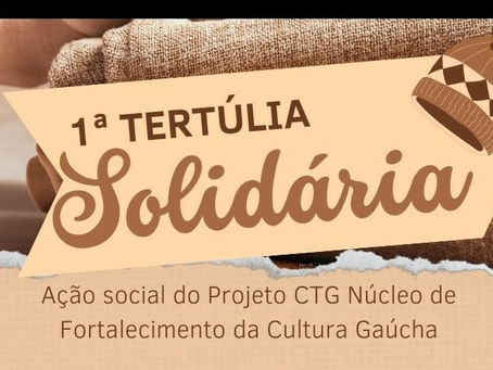 Piquete Tradicionalista Irmãos Sagrilo promove tertúlia solidário no domingo