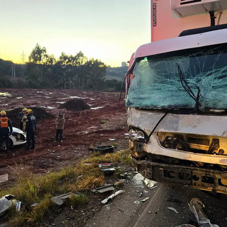 Motorista morre em grave acidente na ERS-324, em Passo Fundo
