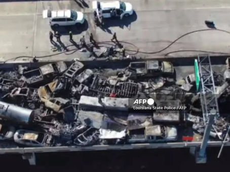 “Super neblina” provoca engavetamento com quase 160 veículos e sete mortes nos Estados Unidos